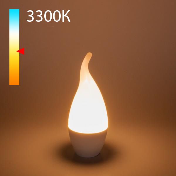 Светодиодная лампа "Свеча на ветру" E14 8Вт 3300К (a050352) Elektrostandard