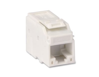 Модуль Keystone RJ45 CAT6 неэкранированный, белый (форм-фактор МС) DKC