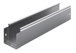 Металлический лоток неперфорированный 100х100х3000, толщ. 1,0 мм, гор. цинк Ostec