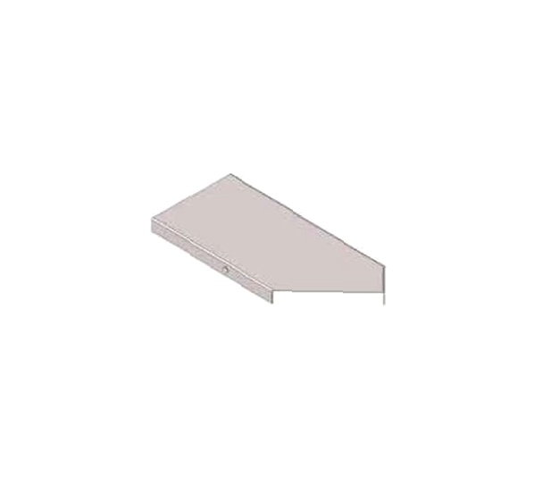 Крышка к угловому лотку замковому КЛУЗ 100-135 УT1,5 поворот на 135, оцинкованный лист S1,2