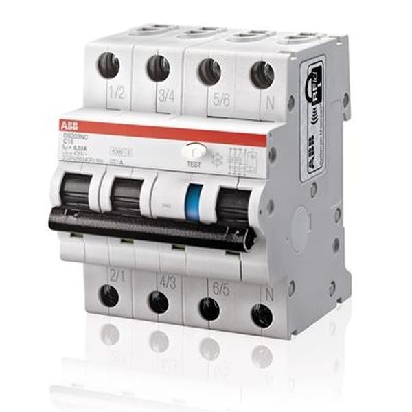 Выключатель автоматический ВА МОД 4П 10А С 6кА DS203NC ABB