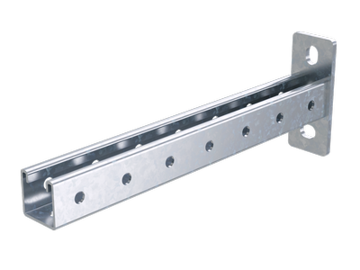 Консоль одиночная, 41х41, осн.400 мм, горячеоцинкованный DKC