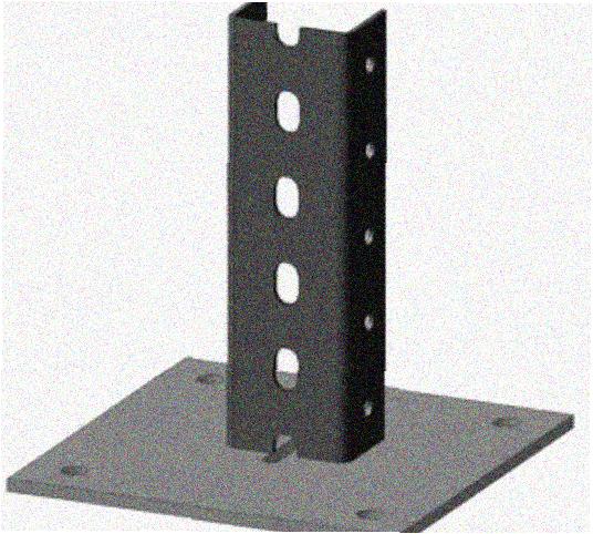 Стойка напольная (потолочная) СНП1800х4 УХЛ1,горячее цинкование, S4,0