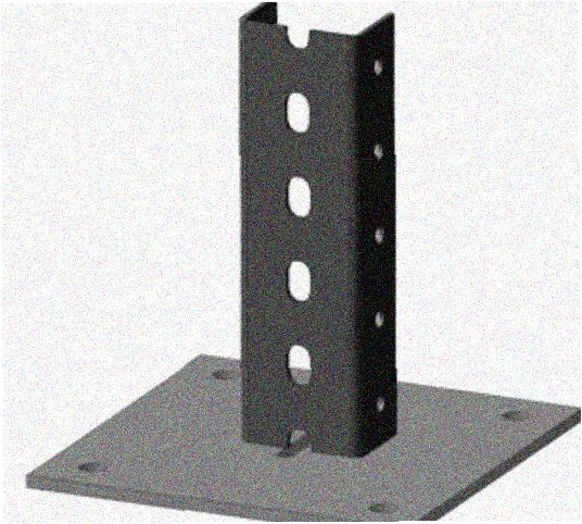 Стойка напольная (потолочная) СНП920 УТ1,5,горячее цинкование, S2,5