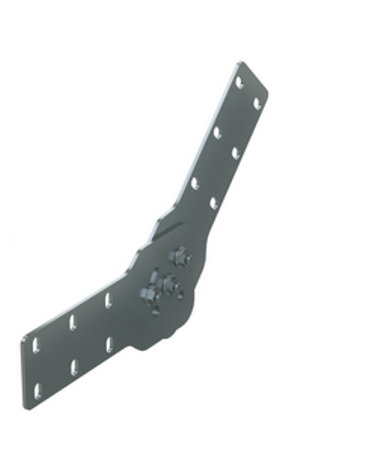 Соединитель шарнирный вертикальный H 100 мм, цинк-ламельный DKC