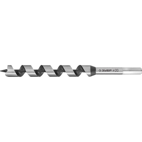 20x235/160мм, сверло левиса по дереву, шестигранный хвостовик (B) ЗУБР