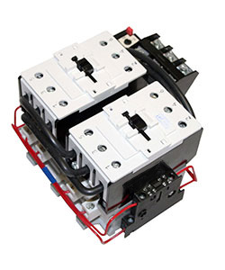 Пускатель электромагнитный ПМ12-063601 УХЛ4 В, 220В/50Гц, 4з+4р, 63А, реверсивный, с реле РТТ-231 53,5-63,0А Электротехник