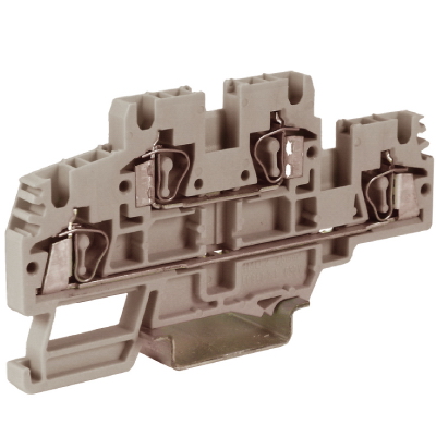 HMD.2GR(Ex), 2-х уровневый проходной зажим, серый, 2,5 кв.мм DKC