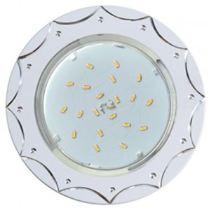 Светильник GX53 H4 DL5384 звезда белый/алюм.20x110 Ecola