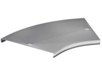 Крышка на угол CPO 45 горизонтальный 45° осн.400, RAL 7004 DKC