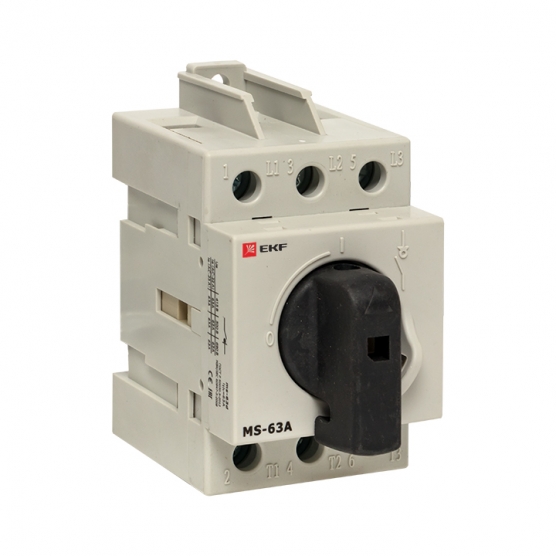 Рубильник модульный MS-63A 3П на DIN-рейку PROxima EKF