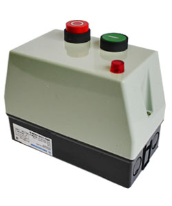 Пускатель э/м ПМЛ-1230 УХЛ4 Б, 380В/50Гц, 1з, 10А, нереверс., с реле РТЛ-1014-2 7-10А, в корп. из пласт. IP54, с кноп. ПУСК + СТОП и сигн. лампой