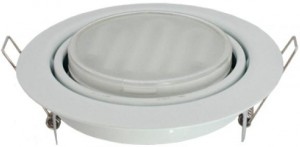 Св-к поворотный GX53-FT9073 белый Ecola