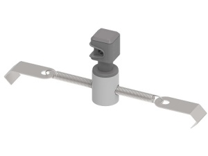 Держатель круглого проводника Д8 для черепицы на пружине КЛИК, нерж. AISI 304 Ostec