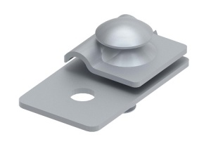 Соединитель токоотвода с отверстием, гор. цинк Ostec