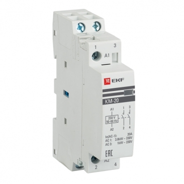 Контактор модульный КМ 20А 2NО (1 мод) PROxima EKF