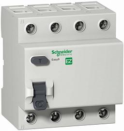 Устройство защитного отключения УЗО 4П 25А 30мА 4,5кА EASY 9 Schneider Electric