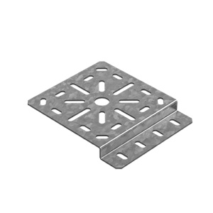 Монтажная плата 130х130 мм, толщ. 2,0 мм, Сендзимир цинк Ostec