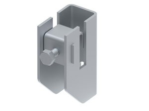 Держатель плоского проводника с болтом, гор. цинк Ostec