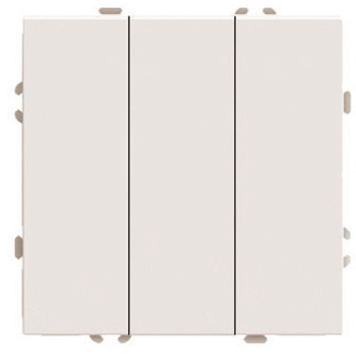 Выключатель 3-клавишный (механизм), 250В, 10А, серия Эмили, RSW10-5108-08, кашемир, soft touch Выключатель 3-клавишный (механизм), 250В, 10А, серия Эмили, RSW10-5108-08, кашемир, soft touch