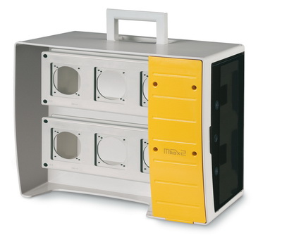 MBOX2 Корпус на 16 модулей и 6 постов с основанием 70х87 мм. DKC