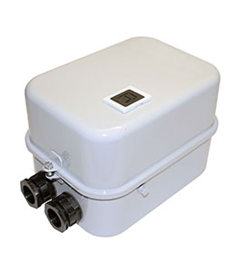 Пускатель электромагнитный ПМ12-040210 У2 В, 220В/50Гц, 2з+1р, 40А, нереверсивный, с реле РТТ-121 28,0-40,0А, в корпусе IP54, с кнопкой R