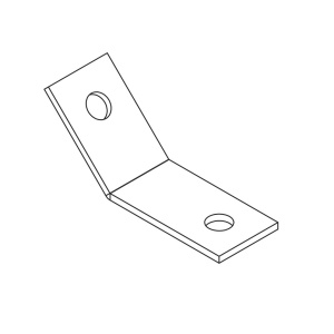 Малый уголок 45 град. (горячий цинк) Ostec