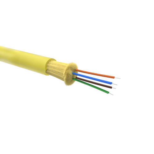 Кабель волоконно-оптический DT OS2,9/125 мкм,4 волокна в плотном буферном покрытии DKC