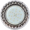 Св-к встр. GX53 H4 LD7009 искр. "Кристал" 4000К черный/хром 40x125 ECOLA
