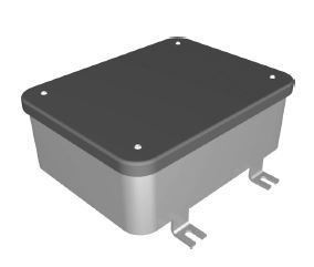 Корпус регулируемый для контрольного соединения, пластик, крышка - нерж. AISI 304 Ostec