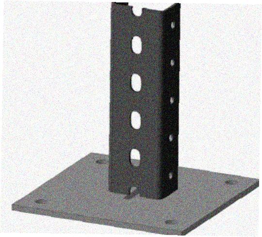 Стойка напольная (потолочная) СНП520 УХЛ1,горячее цинкование, S2,5
