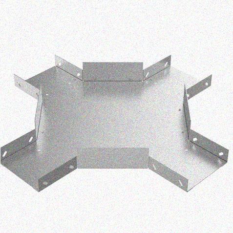 Лоток крестообразный замковый перфорированный КМЗ 300х50 УХЛ1, горячее цинкование, S1,5