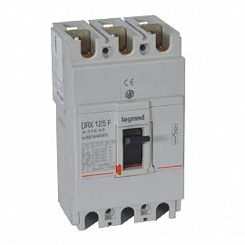 Выключатель автоматический ВА 3П 80А термомагнитный 10кА DRX125 Legrand