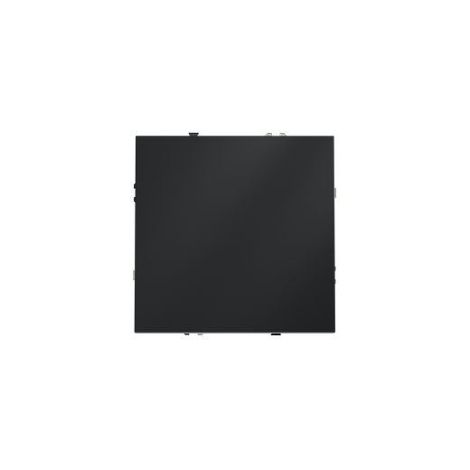 Проходной переключатель встраиваемый Voltum S70 одноклавишный 10А, (графит)