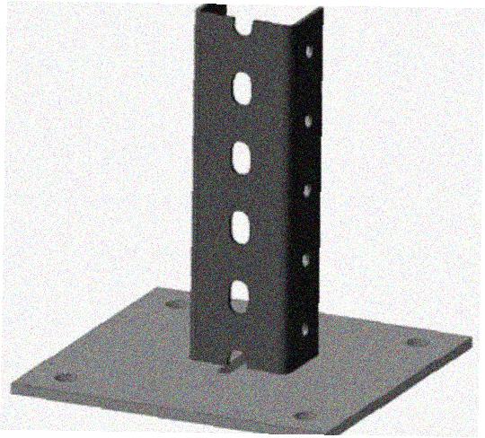 Стойка напольная (потолочная) СНП1200х4 УХЛ1,горячее цинкование, S4,0