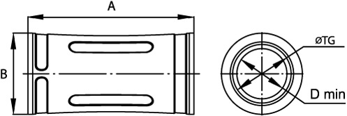 Муфта труба-труба, IP67, д.25мм R DKC