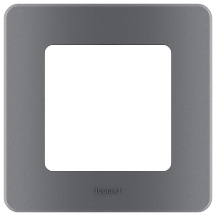 INSPIRIA Рамка горизонт/вертик 1 пост . дымчатый IP20 Legrand