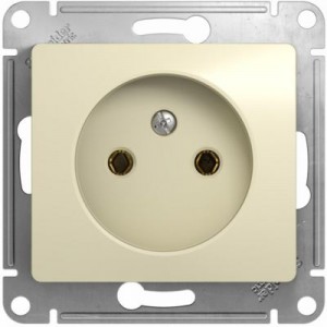 GLOSSA  Механизм розетки без лицевой панели СУ 1 мест 16А бежевый IP20 Schneider Electric GLOSSA  Механизм розетки без лицевой панели СУ 1 мест 16А бежевый IP20 Schneider Electric