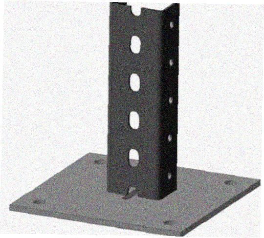 Стойка напольная (потолочная) СНП1120 УТ1,5,горячее цинкование, S2,5