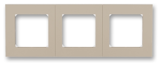 Levit Рамка горизонт/вертик 3 мест . кофе макиато/белый IP20 ABB