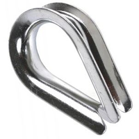 Коуш стальной оцинкованный под трос D4 DKC