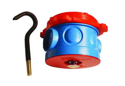 Коробка потолочная с крюком для заливки в бетон, д.70х136мм DKC