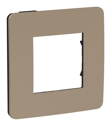 Unica Studio Рамка горизонт/вертик 1 мест . песочный/антрацит IP21 Schneider Electric