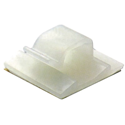 Клипса самоклеящаяся для кругл.кабеля,(cпец.состав.),белая, 10х5х4,9 DKC