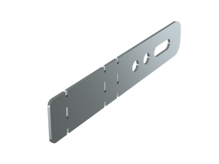 Держатель двускатной крышки, цинк-ламельный U5 DKC