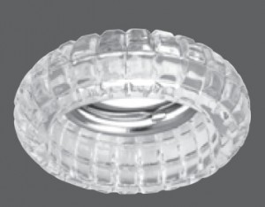 Св-к встр. MR16 Круг ручная огранка 95(60)x50 Кристалл Gauss