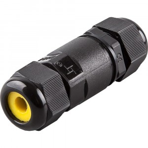 Соединитель-коннектор для проводов LD520, 3-контактный, водонепроницаемый, черный B STEKKER