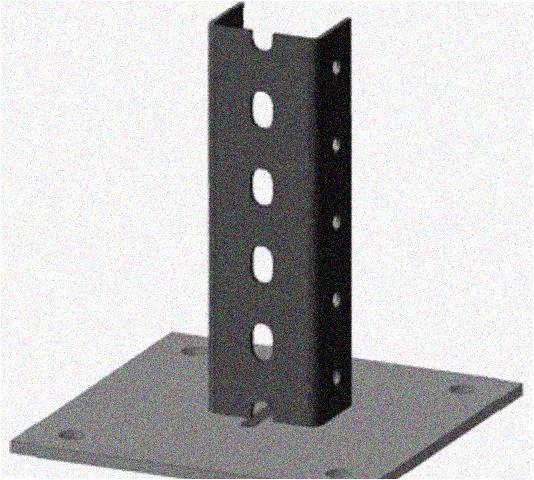 Стойка напольная (потолочная) СНП1520 УТ1,5,горячее цинкование, S2,5