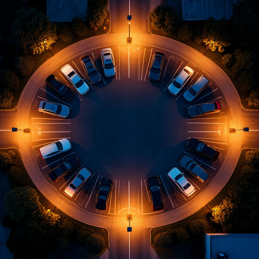 на парковках у ТЦ, во дворах, на стоянках