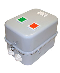 Пускатель электромагнитный ПМ12-040260 У3 В, 380В/50Гц, 1з, 40А, нереверсивный, с реле РТТ-121 28,0-40,0А, в корпусе IP40, с кнопками ПУСК+СТОП+R